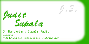 judit supala business card